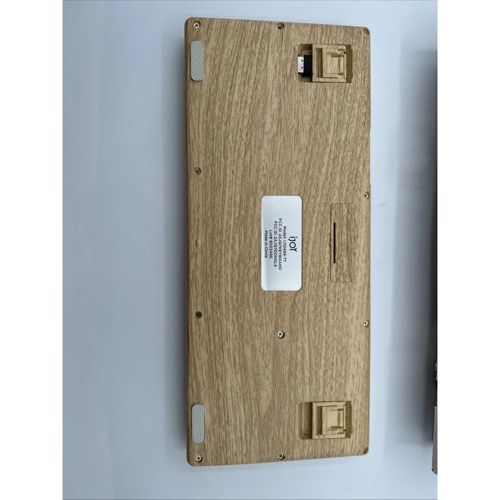 iJoy Wireless Wooden Keyboard - Open Box